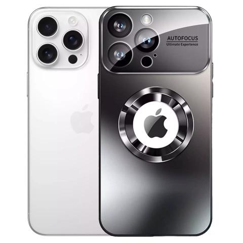 Apple iPhone 16 Pro Max Hülle Alogy MagSafe LuxeShield™ Hülle mit Linsenschutz für MagSafe Graphitschwarz