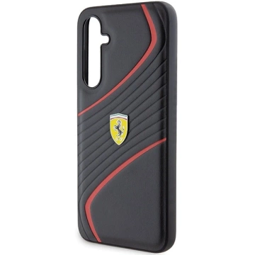 Etui Ferrari FEHCS23FEPTWK für Samsung Galaxy S23 FE S711 czarny/black hardcase Twist Metal Logo