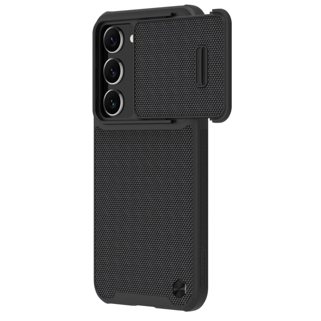 Etui Nillkin Textured S Case etui do Samsung Galaxy S23+ pancerny pokrowiec z osłoną na aparat czarne