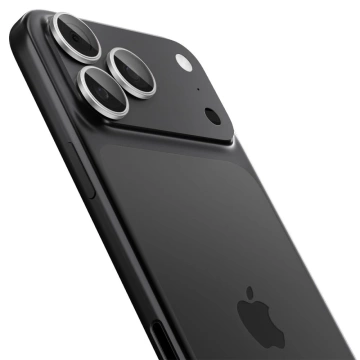 Osłona Aparatu Spigen Optik Pro Glas.TR EZ Fit iPhone 16/17 Pro Silver 2-Pack