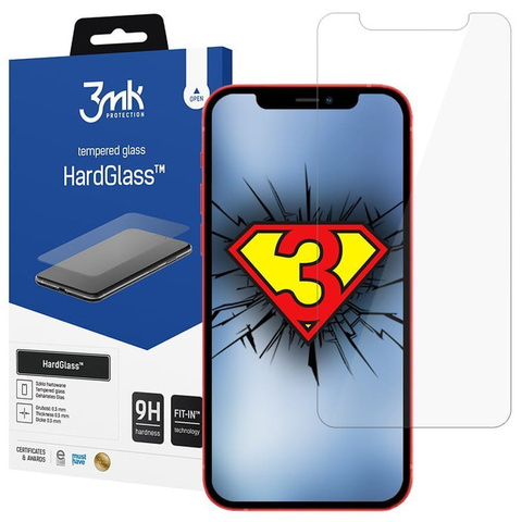 3mk HardGlass 9H Panzerglas für Apple iPhone 12 Mini