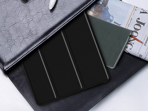 Flip Case Alogy Book Cover für Galaxy A7 Lite 8.7 T220 / T225 Schwarz