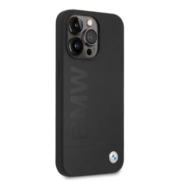 Etui BMW BMHMP13LSLBLBK iPhone 13 Pro / 13 6,1" hardcase Silicone Signature Logo Magsafe