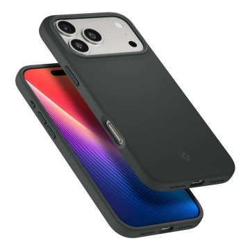 Etui do iPhone 17 Pro Spigen Silicone Fit Mag MagSafe Abyss Green