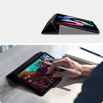 Etui Spigen Rugged Armor Pro für Apple iPad Air 4 2020 / 5 2022 Schwarz
