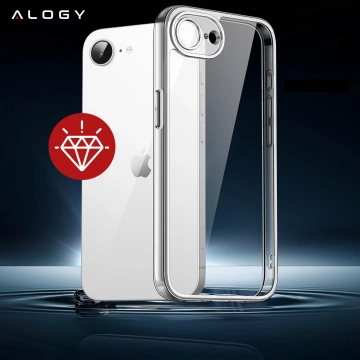 Hülle für Apple iPhone 16 Pro Max Alogy Anti-Shock Hybrid Case für MagSafe Transparent
