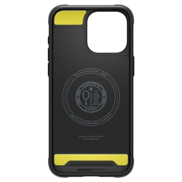 Etui Spigen Rugged Armor Mag Magsafe für Apple iPhone 15 Pro Max Mattschwarz