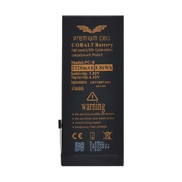 Bateria Premium Cell Cobalt iPhone 8 2320mAh 600 Zyklen