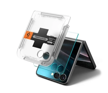 Szkło Spigen Glas.TR EZ Fit Galaxy Z Flip 7 2-Pack Clear