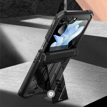 Etui Supcase Unicorn Beetle Pro für Samsung Galaxy Z Flip 5 schwarz