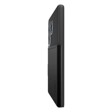 Etui für Samsung Galaxy S25 Ultra Schwarz Spigen Slim Armor CS
