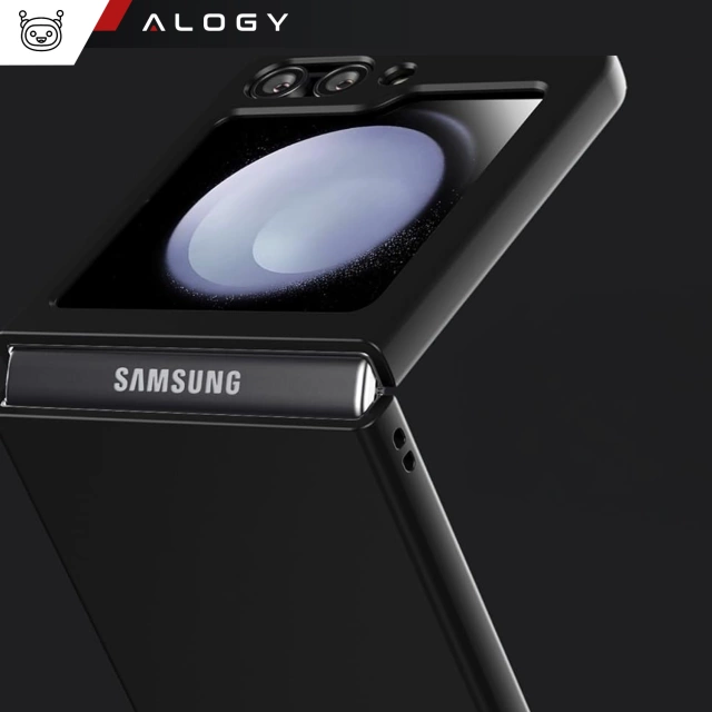 Etui do Samsung Galaxy Z Flip 6 Alogy Thin Case obudowa na telefon ochronne matowe czarne