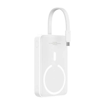 Baseus Mini 10000 mAh 30 W magnetische Powerbank, Weiß – Bayern Edition
