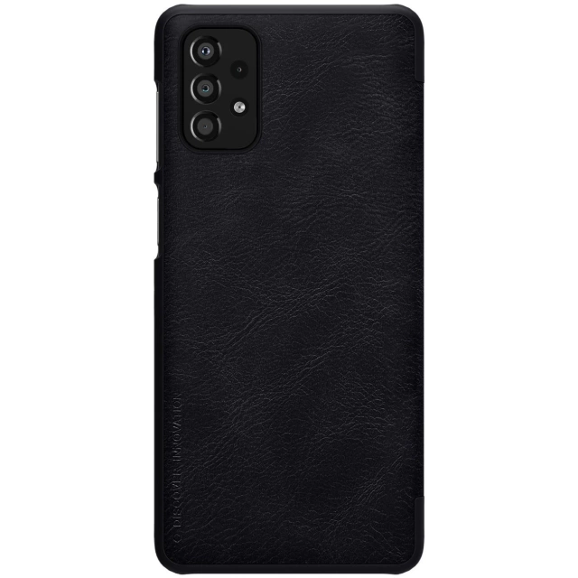 Nillkin Qin Case etui do Samsung Galaxy A33 5G osłona na aparat kabura pokrowiec obudowa z klapką czarny
