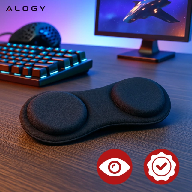 Osłona do soczewek Alogy VisionGuard do gogli okularów VR do Meta Quest 3 Czarna