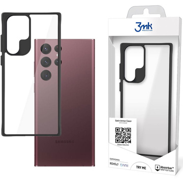 Odporne Etui obudowa 3mk Satin Amor Case+ do Samsung Galaxy S22 Ultra Black