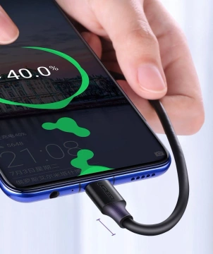 Ugreen Kabel USB - Micro USB 2.4 A 480 Mbps 1.5 m schwarz (US289 60137)