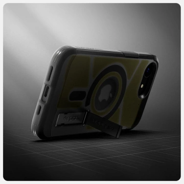 Etui für iPhone 16e Spigen Tough Armor Mag MagSafe Frost Black