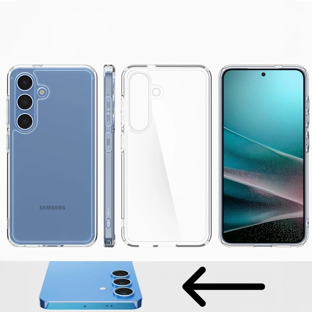 Etui do Samsung Galaxy S25 Plus Spigen Ultra Hybrid Case Pokrowiec Przezroczyste