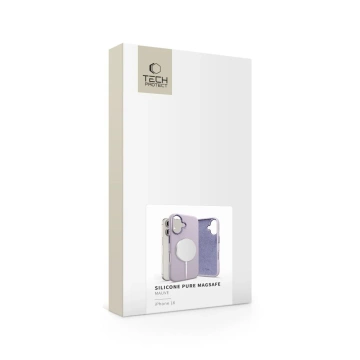 Etui für iPhone 16 Tech-Protect Silikon Pure MagSafe Mauve