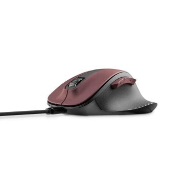 Hama MW-500 V2 Kabellose Maus mit Akku, Burgunderrot