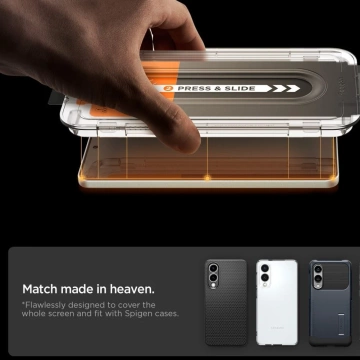 Szkło Hartowane do Galaxy S25 Edge Spigen Glas.tR EZ Fit Pro Clear