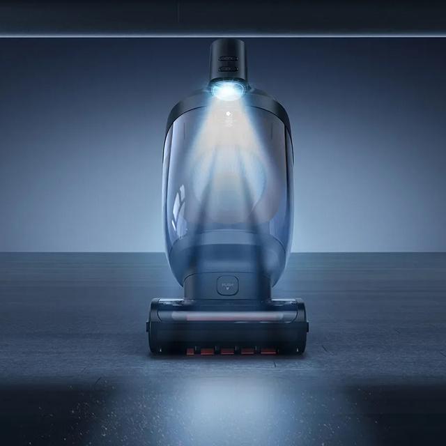 Odkurzacz bezprzewodowy ręczny mały samochodowy bezworkowy Baseus AP02 6000Pa 160W HEPA (czarny)