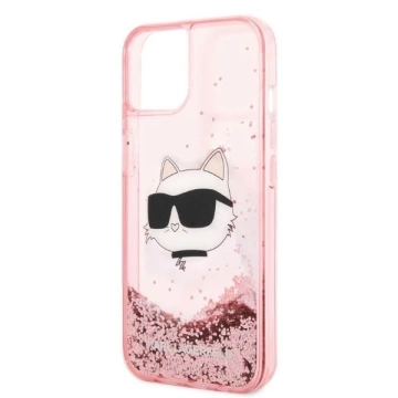 Etui Karl Lagerfeld KLHCP14MLNCHCP do iPhone 14 Plus 6,7" hardcase Glitter Choupette Head