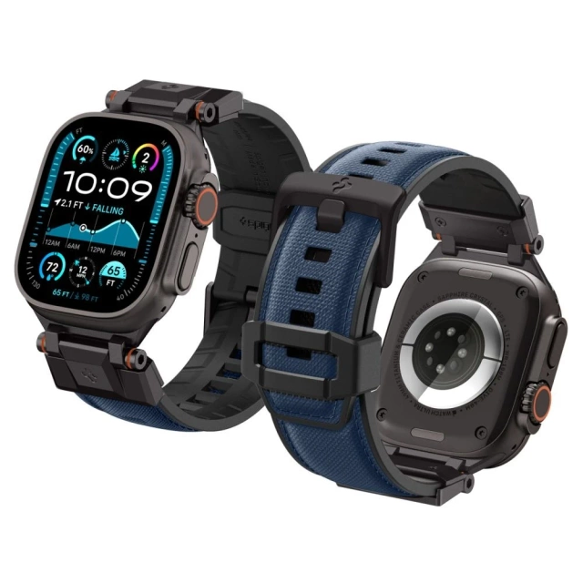 Spigen DuraPro Armor Apple Watch Armband 42-49mm - Marineblau