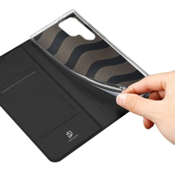 DUX DUCIS Skin X Pro Hülle – MagSafe kompatible Klapphülle für Samsung S24 schwarz