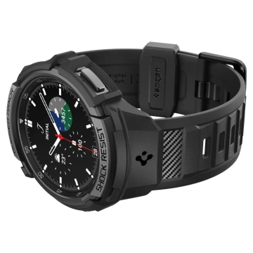 Etui Spigen Rugged Armor „Pro“ für Samsung Galaxy Watch 6 Classic (47 mm) schwarz