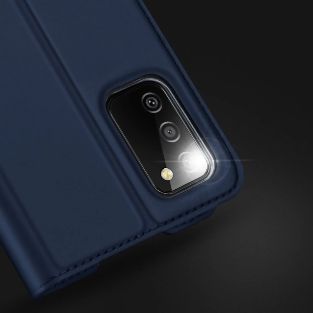 DUX DUCIS Skin Pro kabura etui pokrowiec z klapką Samsung Galaxy A02s EU niebieski
