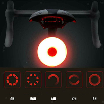 Lampka rowerowa Światło rowerowe Tylne czerwone LED pod siodełko Migająca lampa na rower tył