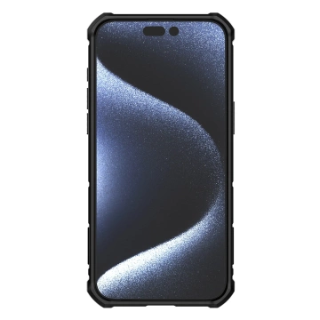 iPhone 15 Pro Max Hülle Nillkin CamShield Armor Schwarz Gepanzert