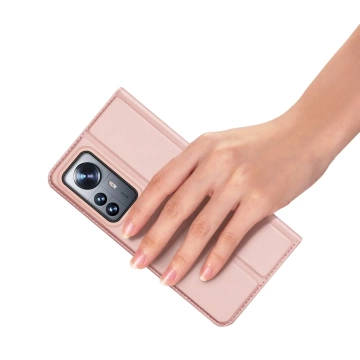 Dux Ducis Skin Pro Holster Cover Flip Cover für Xiaomi 12 Pro rosa
