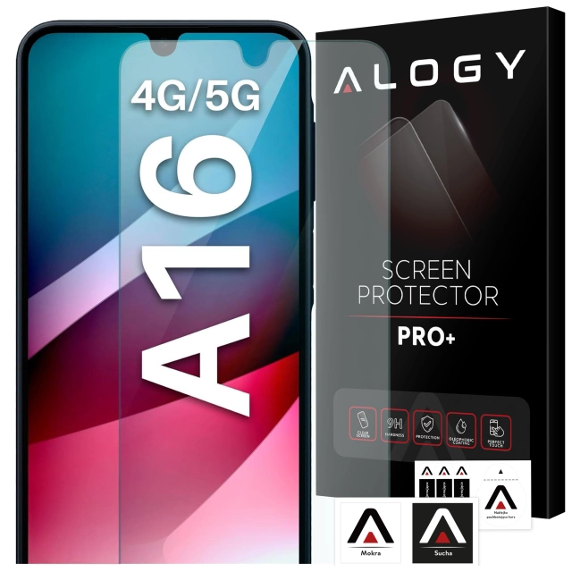 Szkło hartowane do Samsung Galaxy A16 4G/5G 2025 ochronne szkiełko na ekran 9H Alogy Heavy Pro+™️