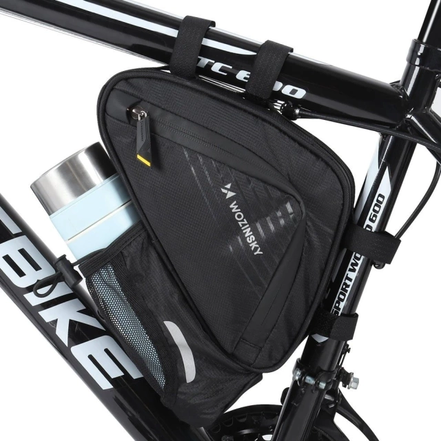 Wozinsky Fahrradtasche unter dem Rahmen 1,5l schwarz (WBB23BK)