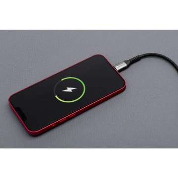 Kabel USB-C 27W 2m Forcell Lightning PD Nylon LAPTOP PC SMARTFON