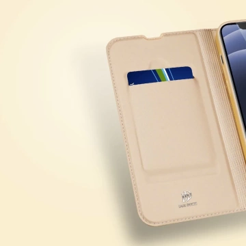 Dux Ducis Skin Pro Holster Cover Flip iPhone 13 Mini Gold