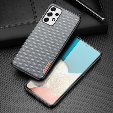 Dux Ducis Fino Etuihülle aus Nylonmaterial für Samsung Galaxy A73 blau