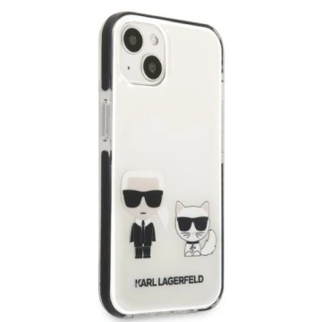 Etui ochronne na telefon Karl Lagerfeld KLHCP13STPEKCW do Apple iPhone 13 Mini 5,4" hardcase biały/white Karl&Choupette