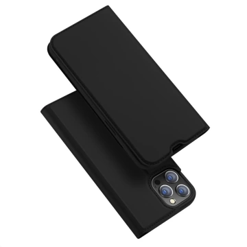 Dux Ducis Skin Pro Holster Flip Cover für iPhone 13 Pro Max schwarz