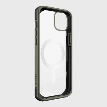 Raptic Secure Case iPhone 14 mit gepanzerter MagSafe-Hülle grün