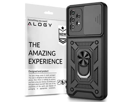 Alogy Camshield Stand Ring Case mit Kameraabdeckung für Samsung Galaxy A32 5G