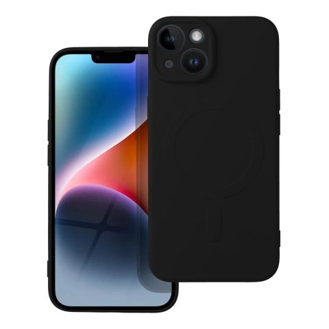 Silikon Mag Cover für IPHONE 14 schwarz