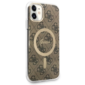 Etui Guess GUHMN61H4STW für iPhone 11 6,1" Hardcase 4G MagSafe