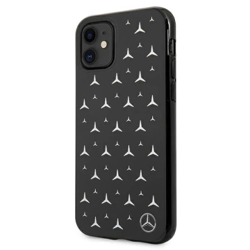 Etui ochronne Mercedes MEHCN61ESPBK do Apple iPhone 11 / Xr 6,1" czarny/black hardcase Silver Stars Pattern