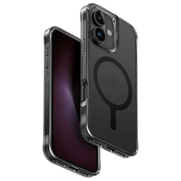 Etui UNIQ LifePro Xtreme für iPhone 16 6,1" Magclick Charging Czarny/Frost Smoke