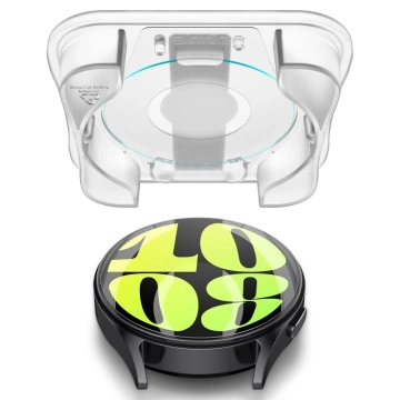 Spigen Glas.tR „Ez-Fit“ gehärtetes Glas 2er-Pack für Samsung Galaxy Watch 7 (44 mm) Klar