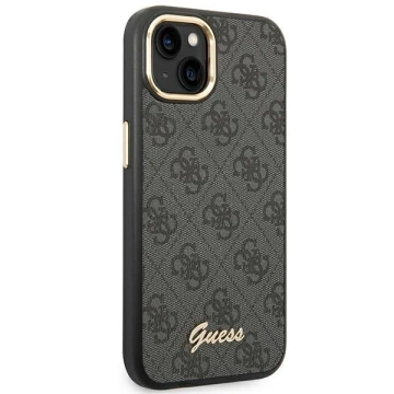 Etui Guess GUHCP14SHG4SHK für Apple iPhone 14 6,1" Czarny/Black Hard Case 4G Vintage Gold Logo